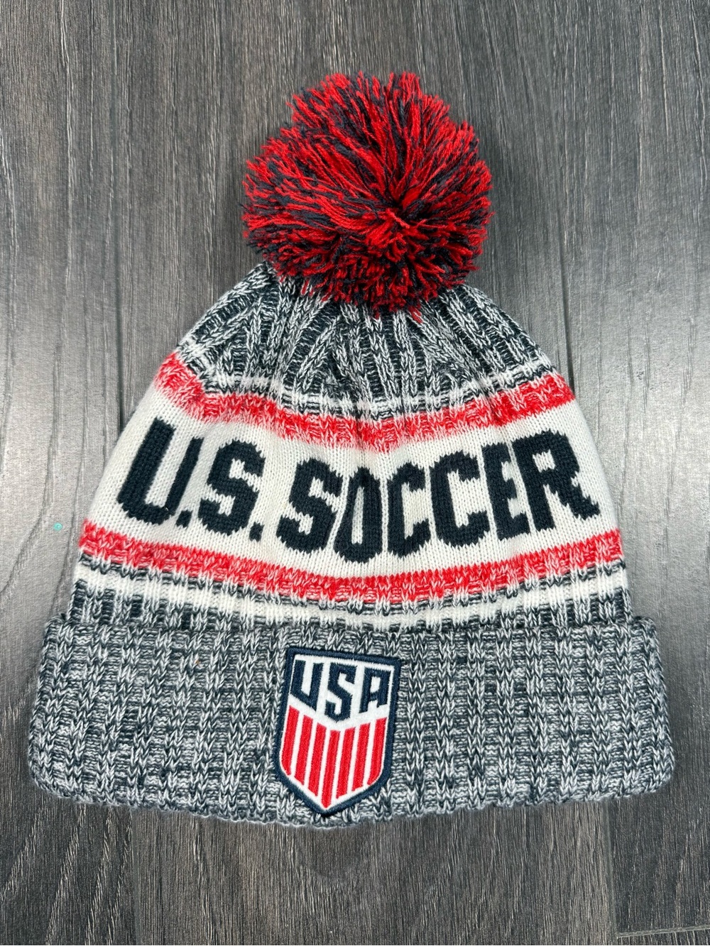 U.S. Soccer Knit Pom Beanie
